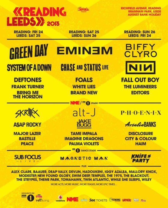 Reading and Leeds Festival 2013