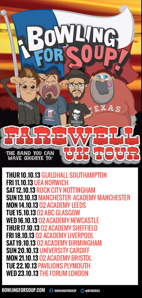 Bowling For Soup Farewell UK Tour
