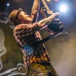 Brian Fallon The Gaslight Anthem Holding Guitar Up