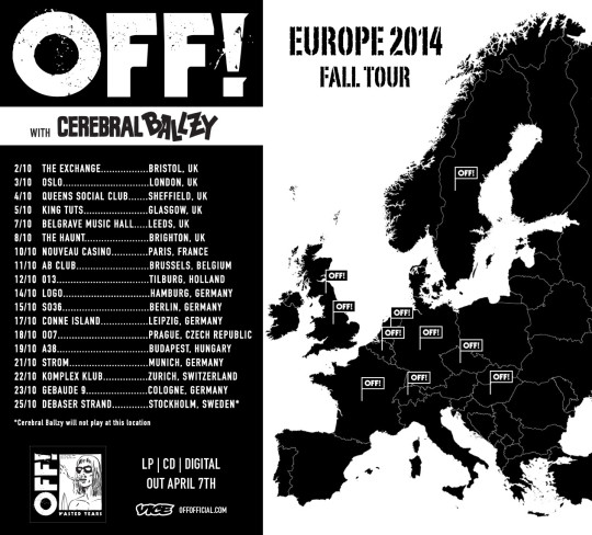 OFF! European Tour 2014